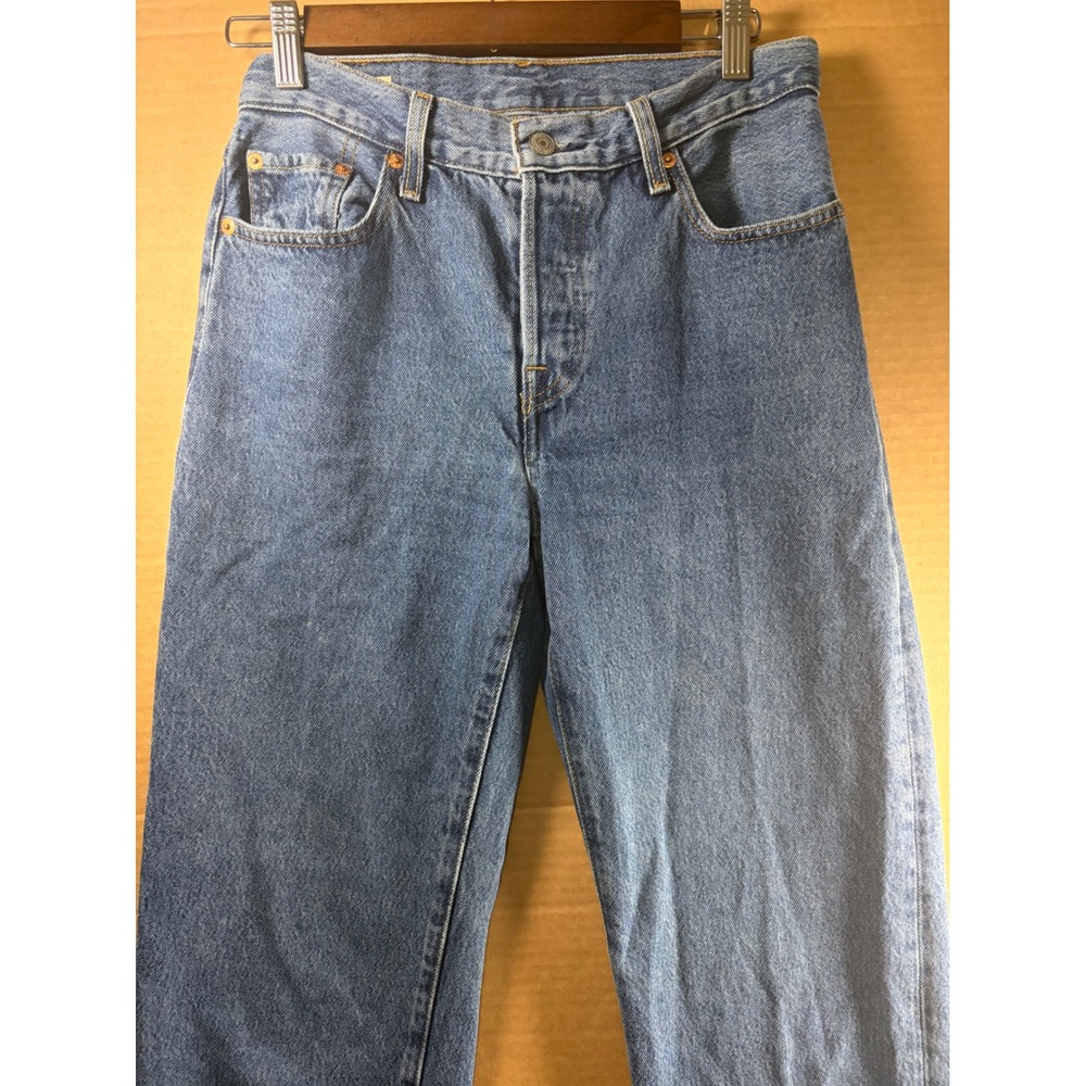 Levi's Premium 501 '90s Jeans Women's 25x32 Big E Straight Leg High Rise Button
